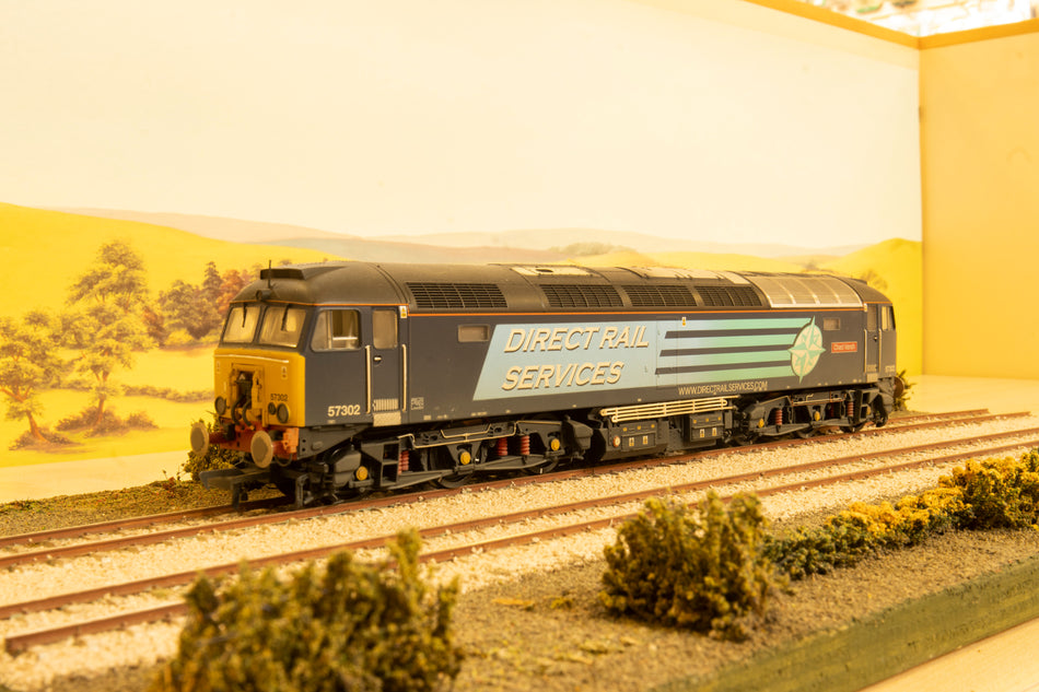 32-763A Bachmann Class 57/3 57302 "Chad Varah" in Direct Rail Services compass blue - weathered