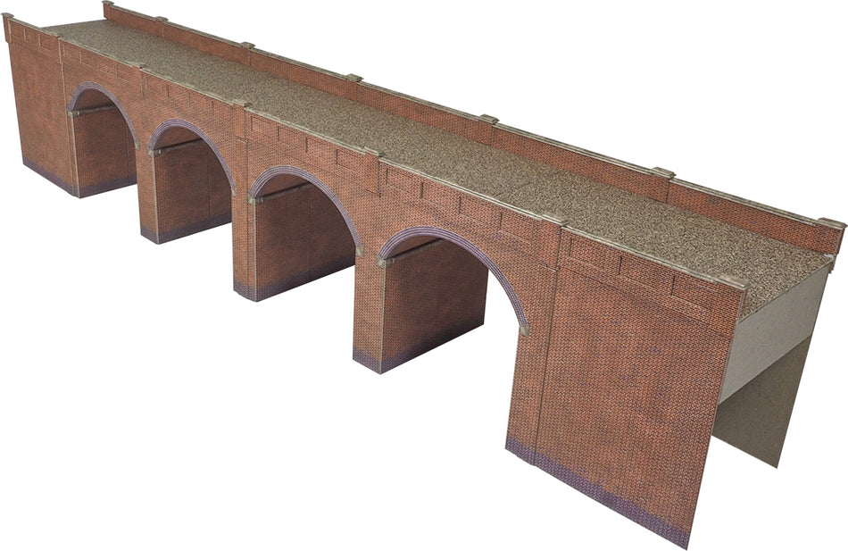 Metcalfe - Double Track Viaduct, red brick - PO240