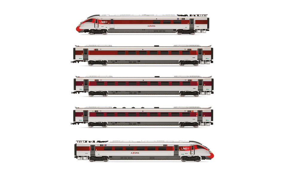R3762 Hornby LNER, Hitachi IEP Bi-Mode Class 800/1, 'Azuma' Five Car Train Pack